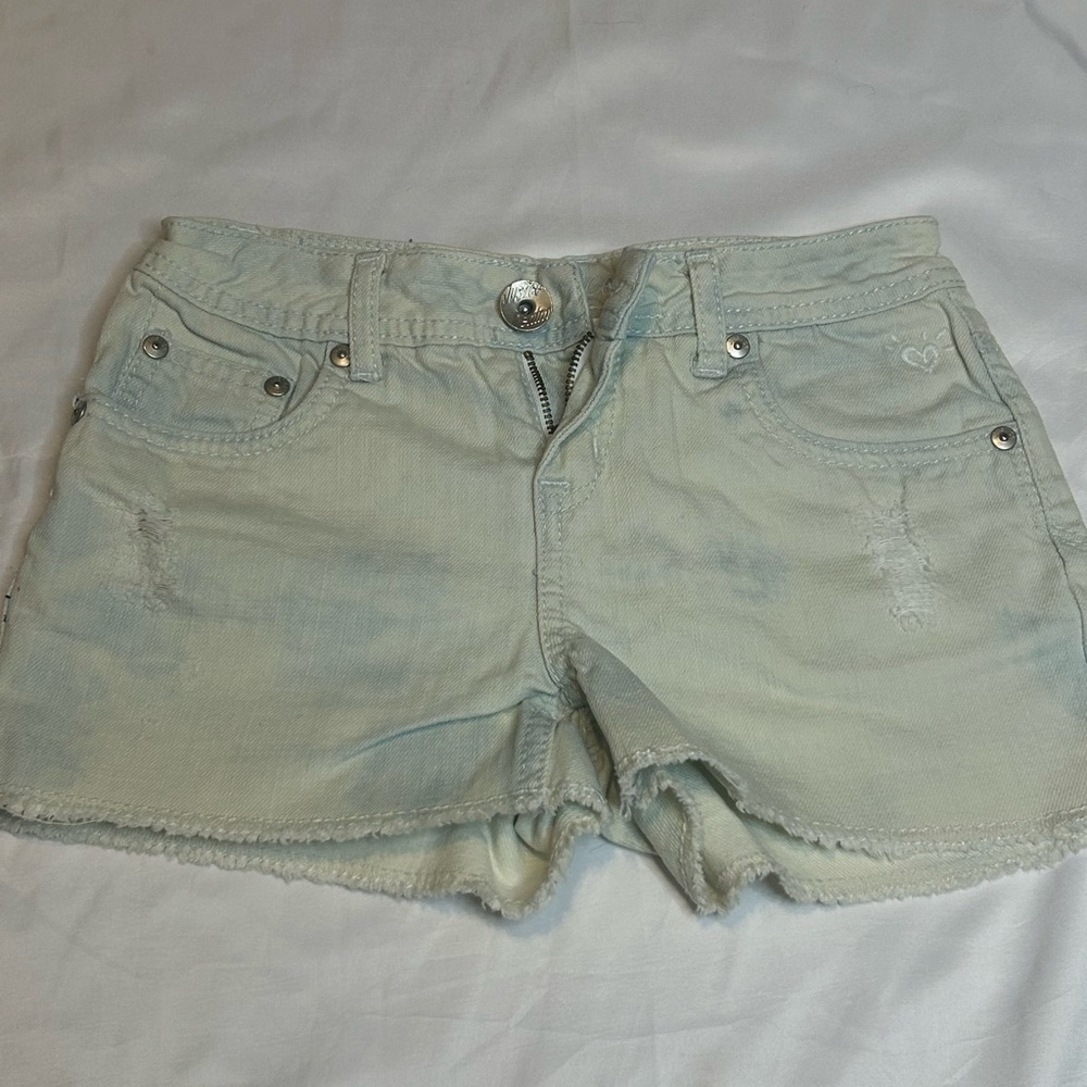 Justice Light Blue Jean Shorts for Women